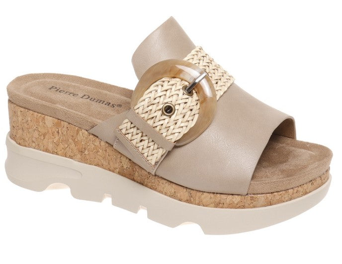 Pierre Dumas Hit-9 Platform Sandal Nude