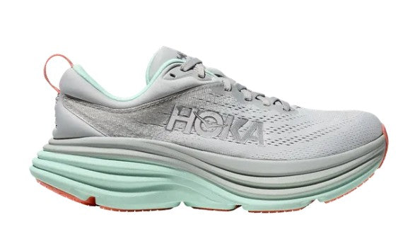 Women's Hoka Bondi 8 (Stardust/Aqua Breeze)