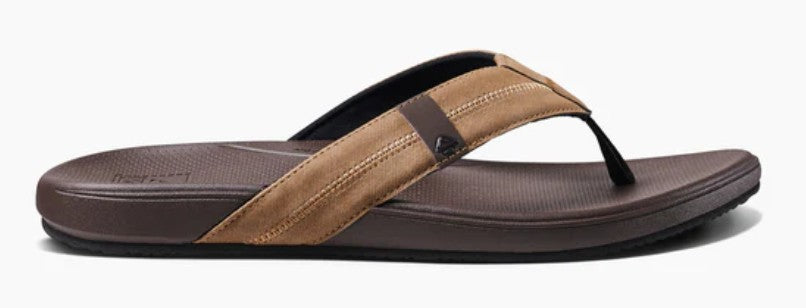 Men's Reef Cushion Phantom 2.0 Flip Flop (Brown/Tan)