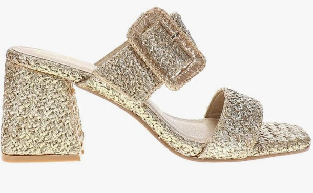 Beach By Matisse Lucy Heeled Sandal (Gold)