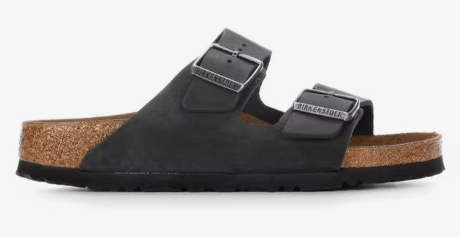 Women's Birkenstock Arizona Oiled Leather (Black)