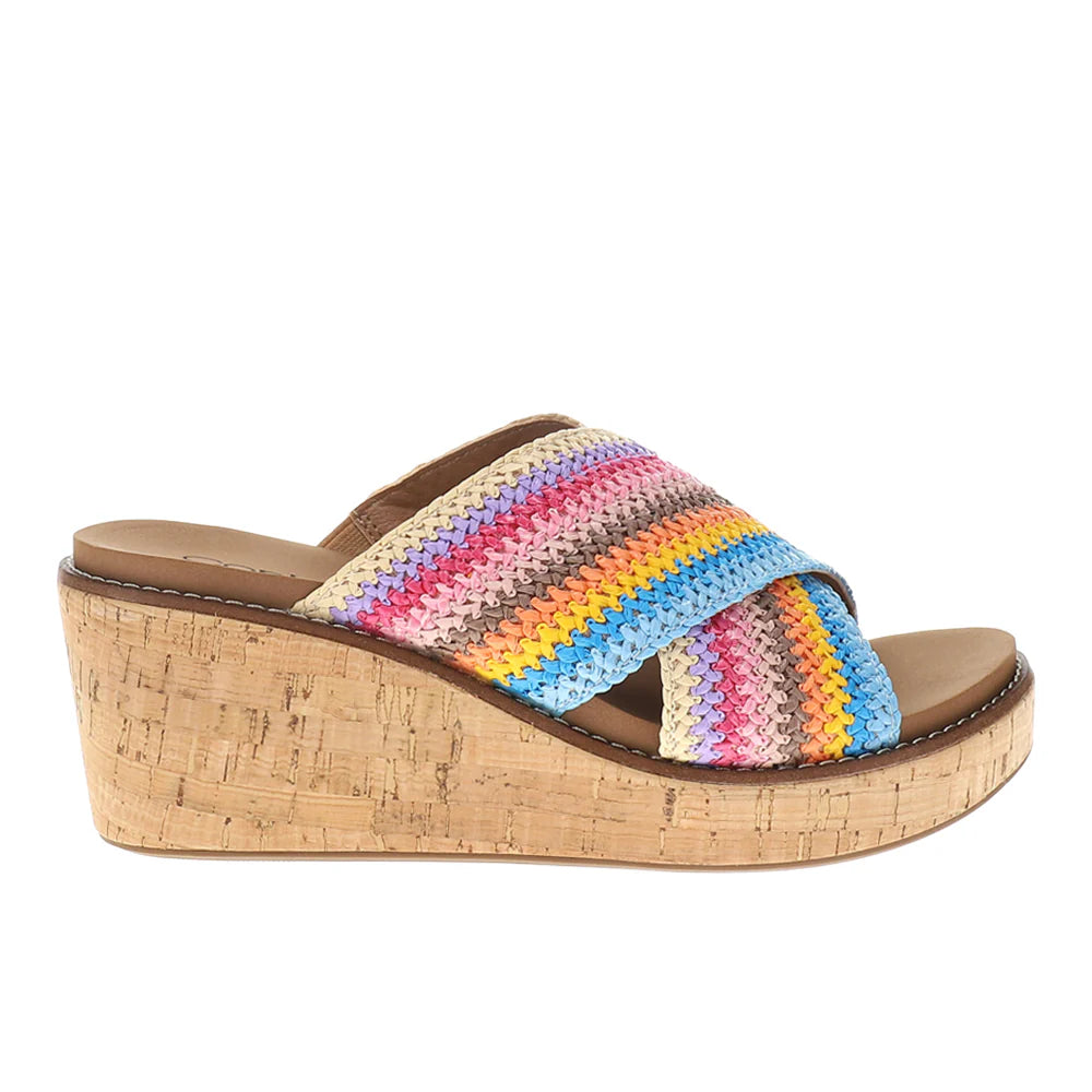 Corkys Peace Out Wedge Sandal (Multi)