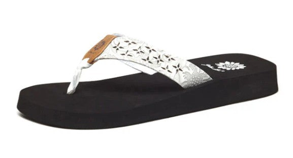 Yellow Box Benji Flip Flop (White)