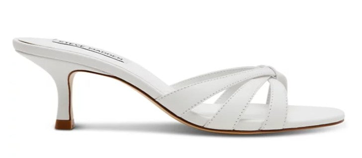 Steve Madden CARY Kitten Heel (White)