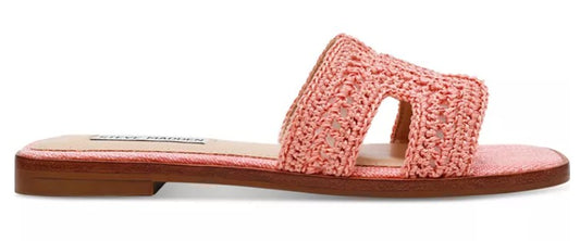 Steve Madden Hadyn Slide Sandal (Coral)