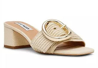 Steve Madden Seacrest Sandal (Natural Raffia)