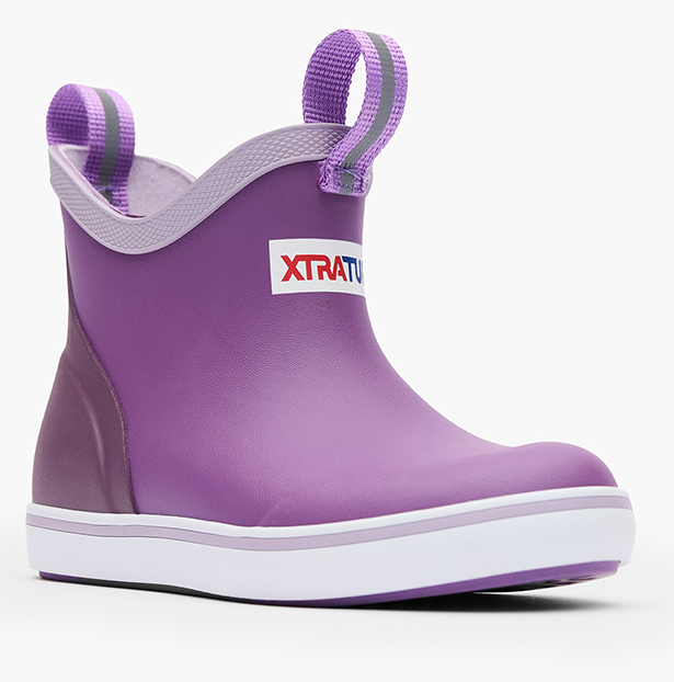 Big Kids Xtratuf Purple Ankle Deck Boot