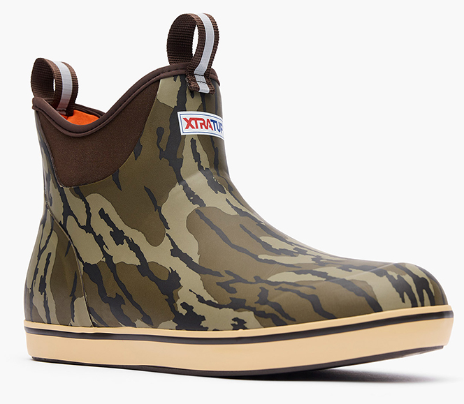 Men's Xtratuf 6" Mossy Oak Bottomland Ankle Deck Boot