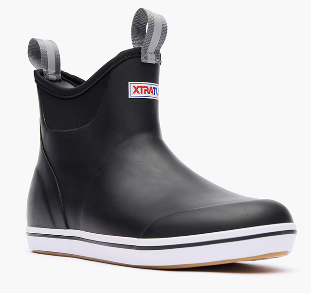 Men's Xtratuf 6" Black Ankle Deck Boot