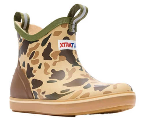 Big Kids Xtratuf Ankle Deck Boot (Duck Camo)