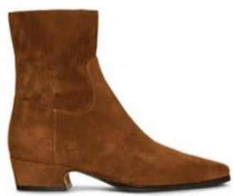 Steve Madden Dusty Ankle Bootie (Chestnut Suede)