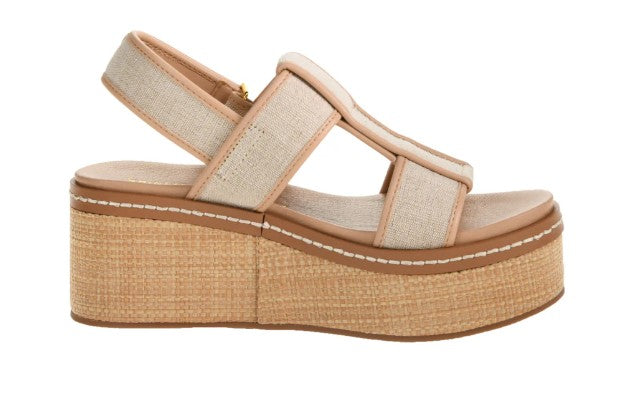 Chinese Laundry Swell Wedge Platform Sandal (Natural)