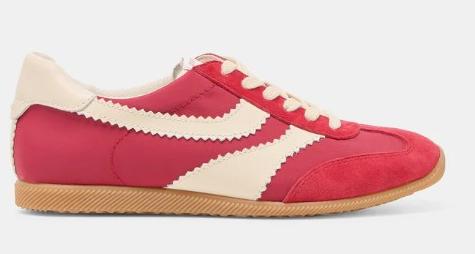 Women's Dolce Vita Limit Nylon Sneaker (Crimson)