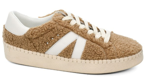 Corkys No Chaser Sneakers (Camel Shearling)