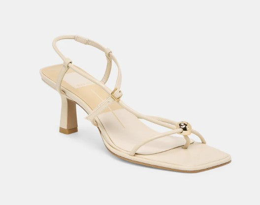Dolce Vita Mylee Heels (Creme Leather)