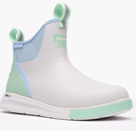 Women's Xtratuf 6" Ankle Deck Boot Sport (Cloud Multi)