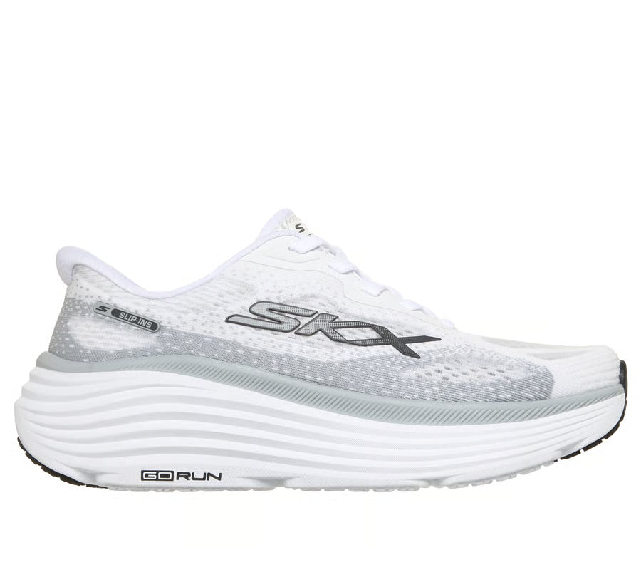 Women's Skechers Slip-ins: Max Cushioning Endeavour-Pace Rhythm (White/Black)