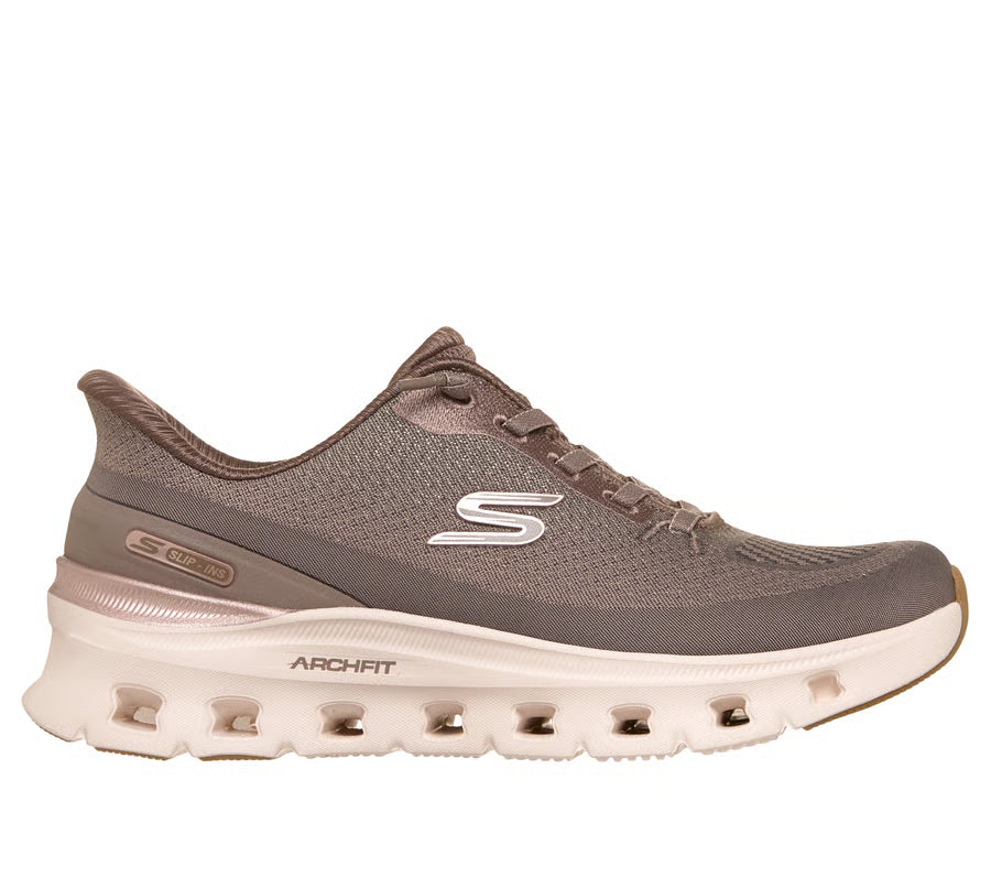 Women's Skechers Slip-ins: Arch Fit Glide-Step Pro-Golden Pace (Chocolate)