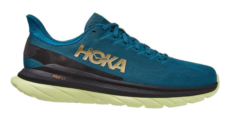 Men's Hoka Mach 4 (Blue Coral/Black)