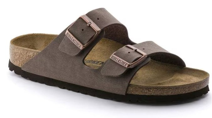 Birkenstock Arizona (Birkibuc-Mocha) (Regular/Wide/Width)