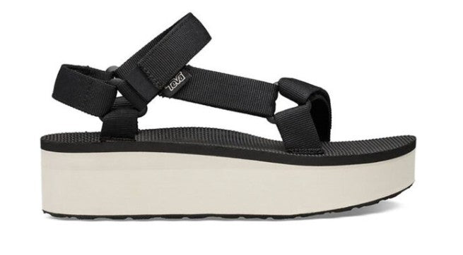 Women's Teva Flatform Universal Sandal (Black/Tan)