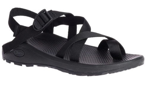 Men's Chaco Z/Cloud 2 Adjustable Strap Cushioned Sandal (Solid Black)