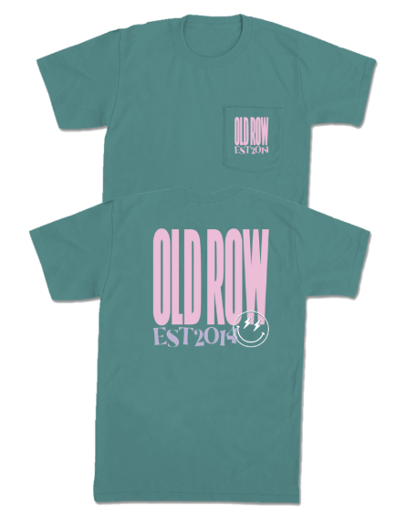 Men's Old Row Chicks Pocket Tee (Emerald)