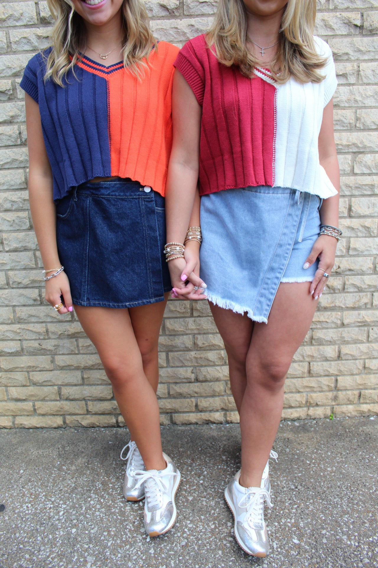 Day + Moon S/S Gameday Colorblock
