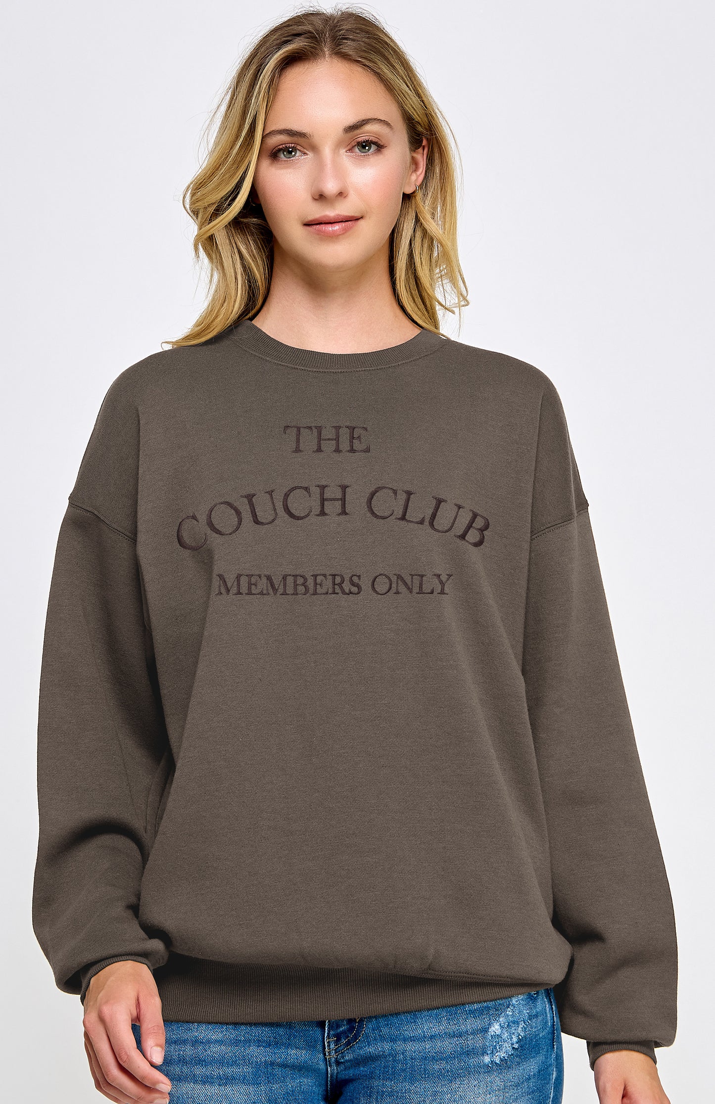 The Couch Club Sweatshirt (Fossil)