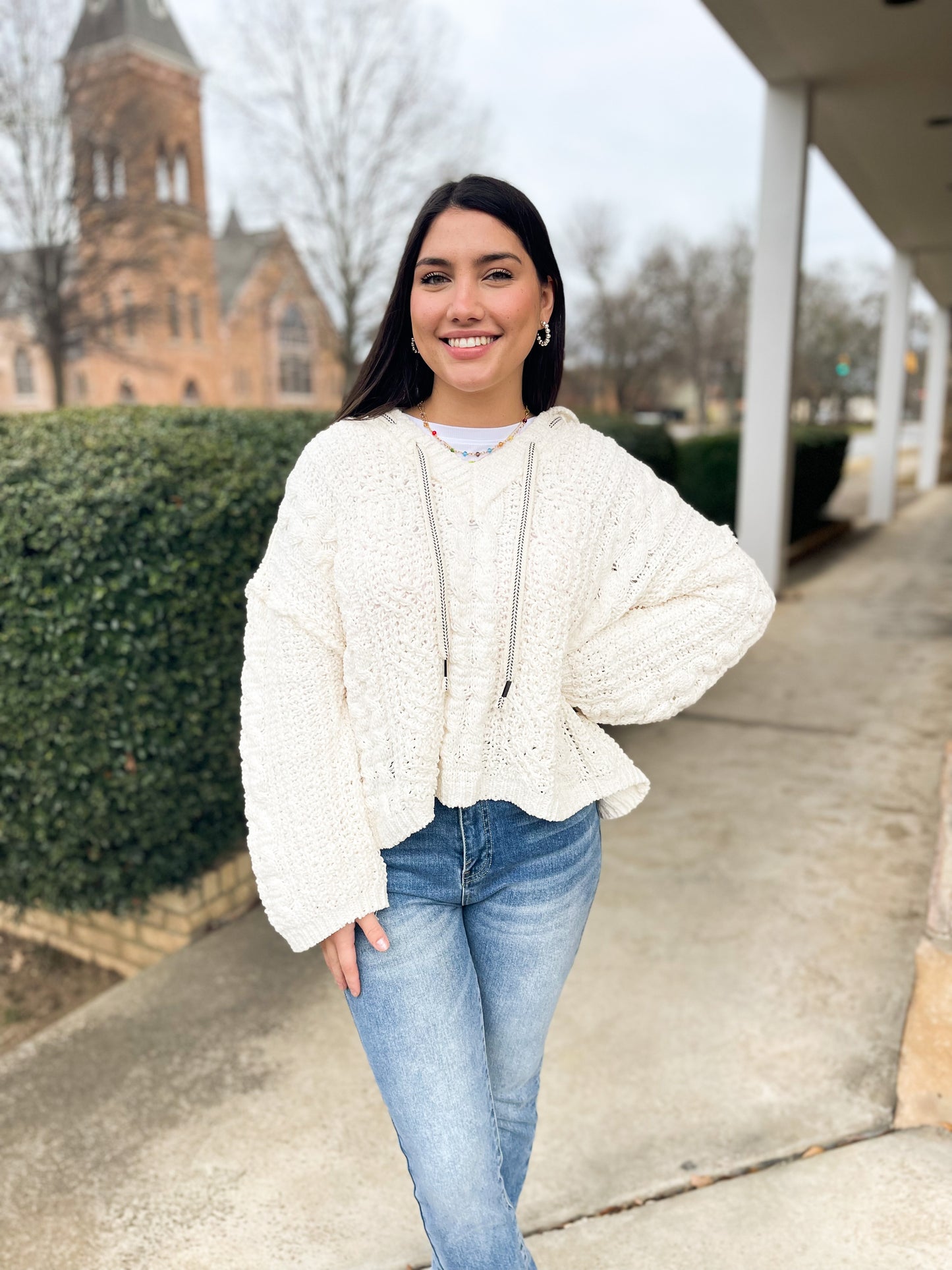 Claire Knit Sweater (Cream)