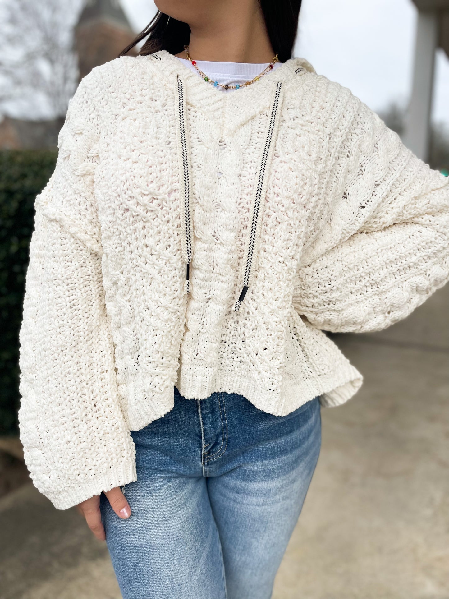 Claire Knit Sweater (Cream)