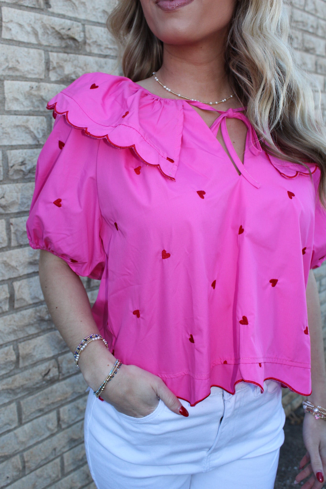 Scalloped Blouse