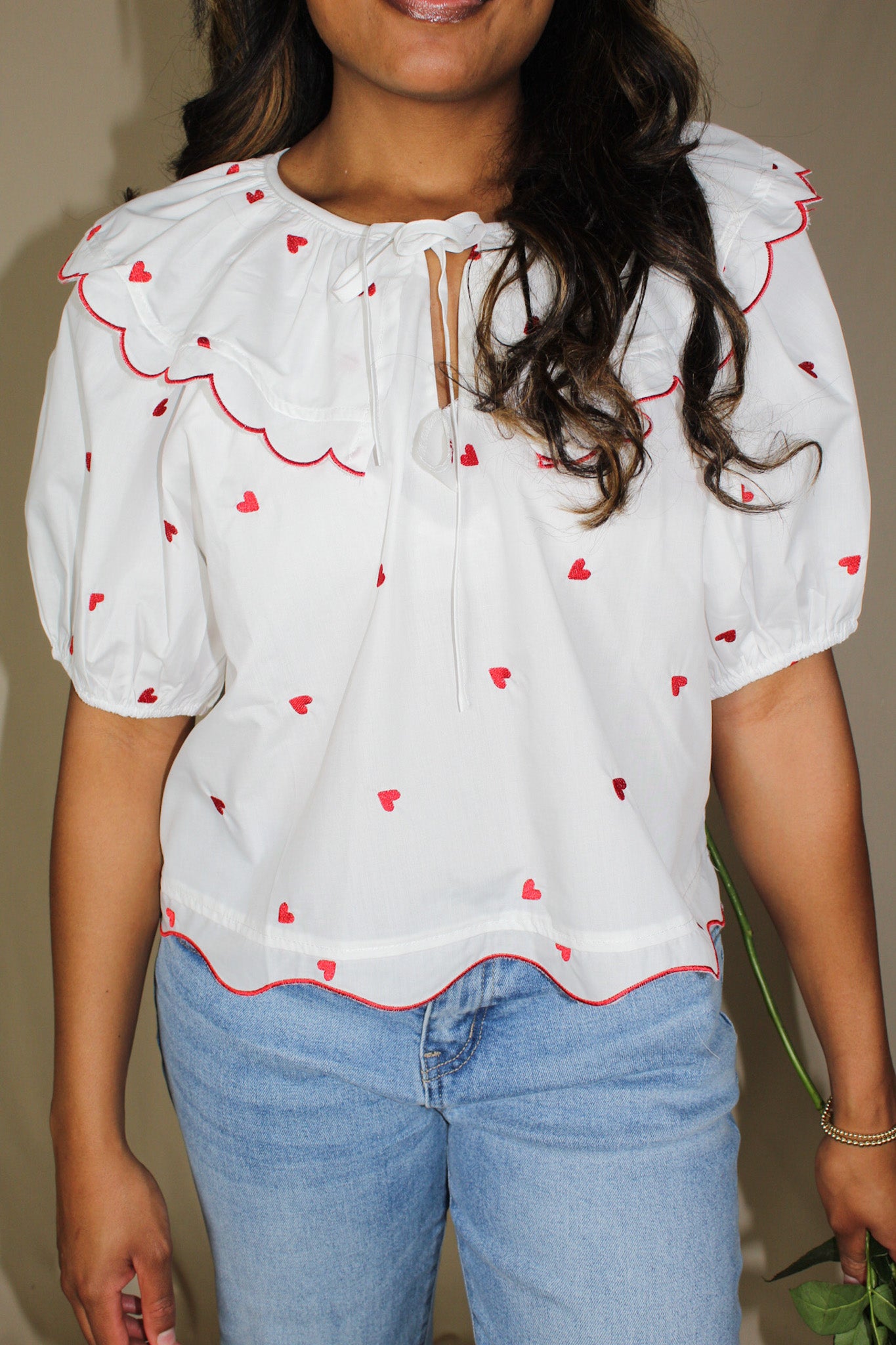 Scalloped Blouse