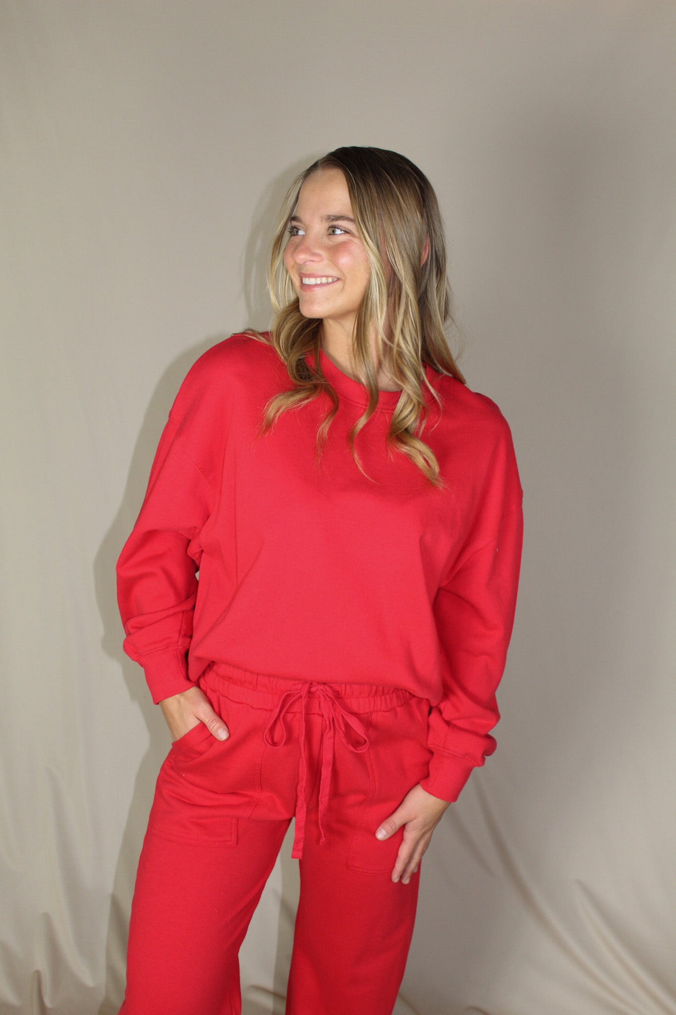 Red Sweatpants