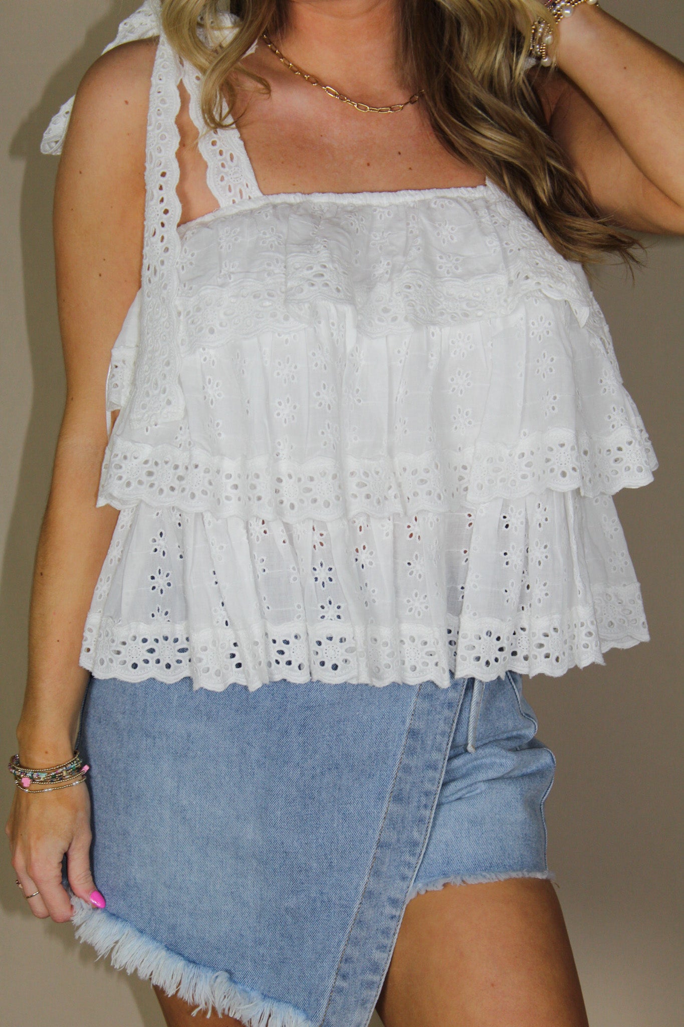 The Charlotte Top (Off White)
