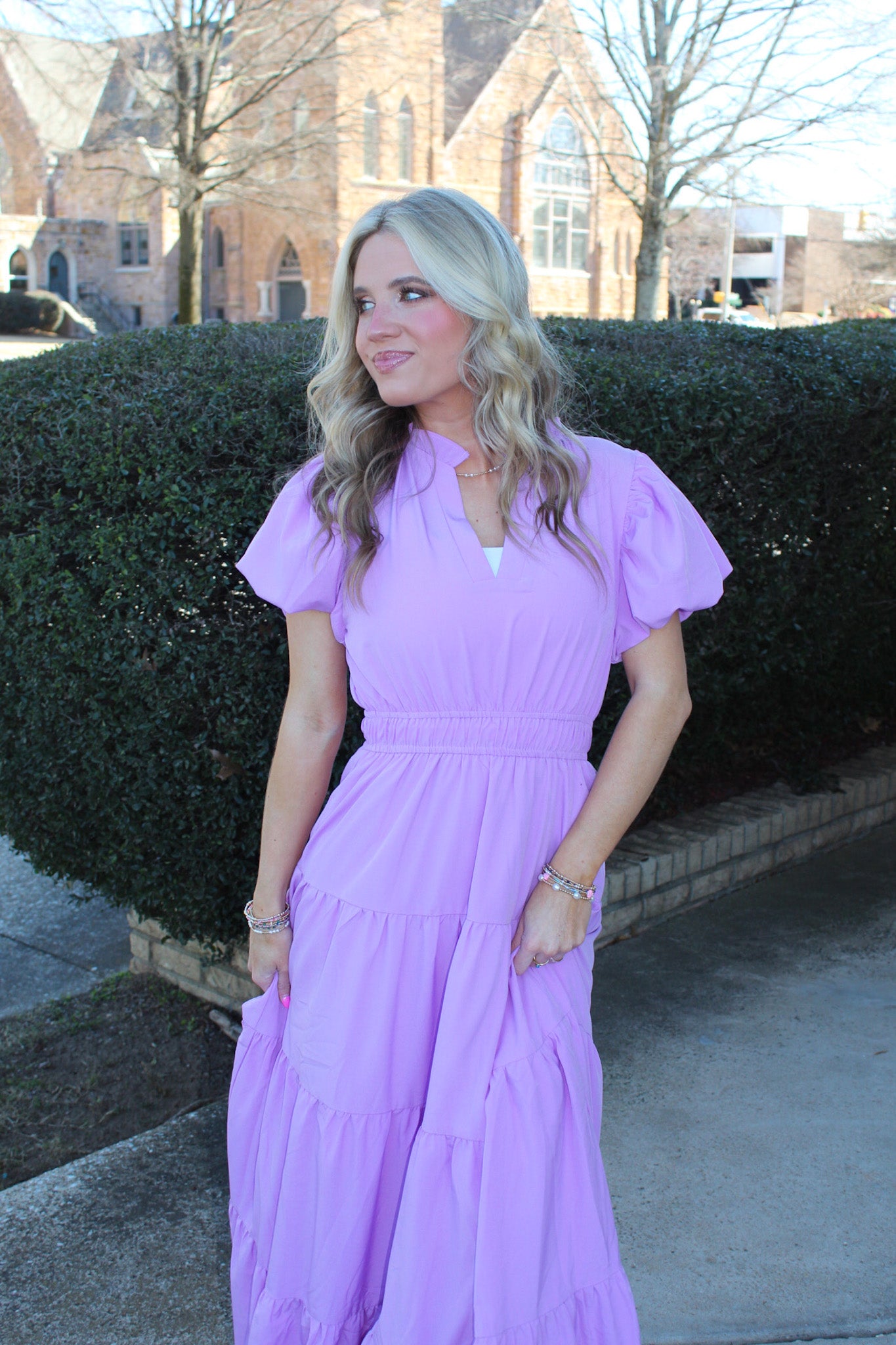 Samantha Maxi Dress (Lavender)