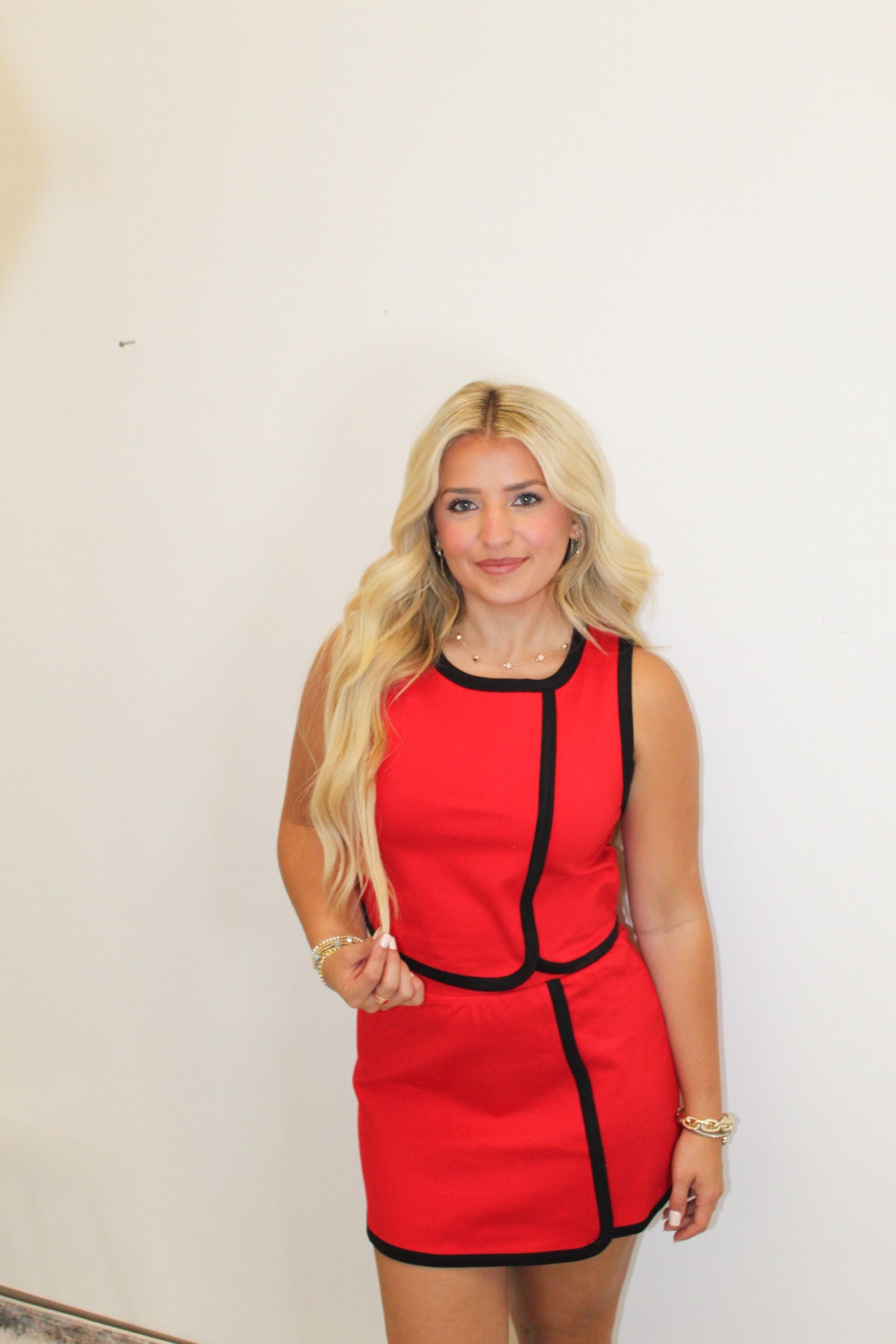 Day + Moon Solid Mini Skirt (Set)