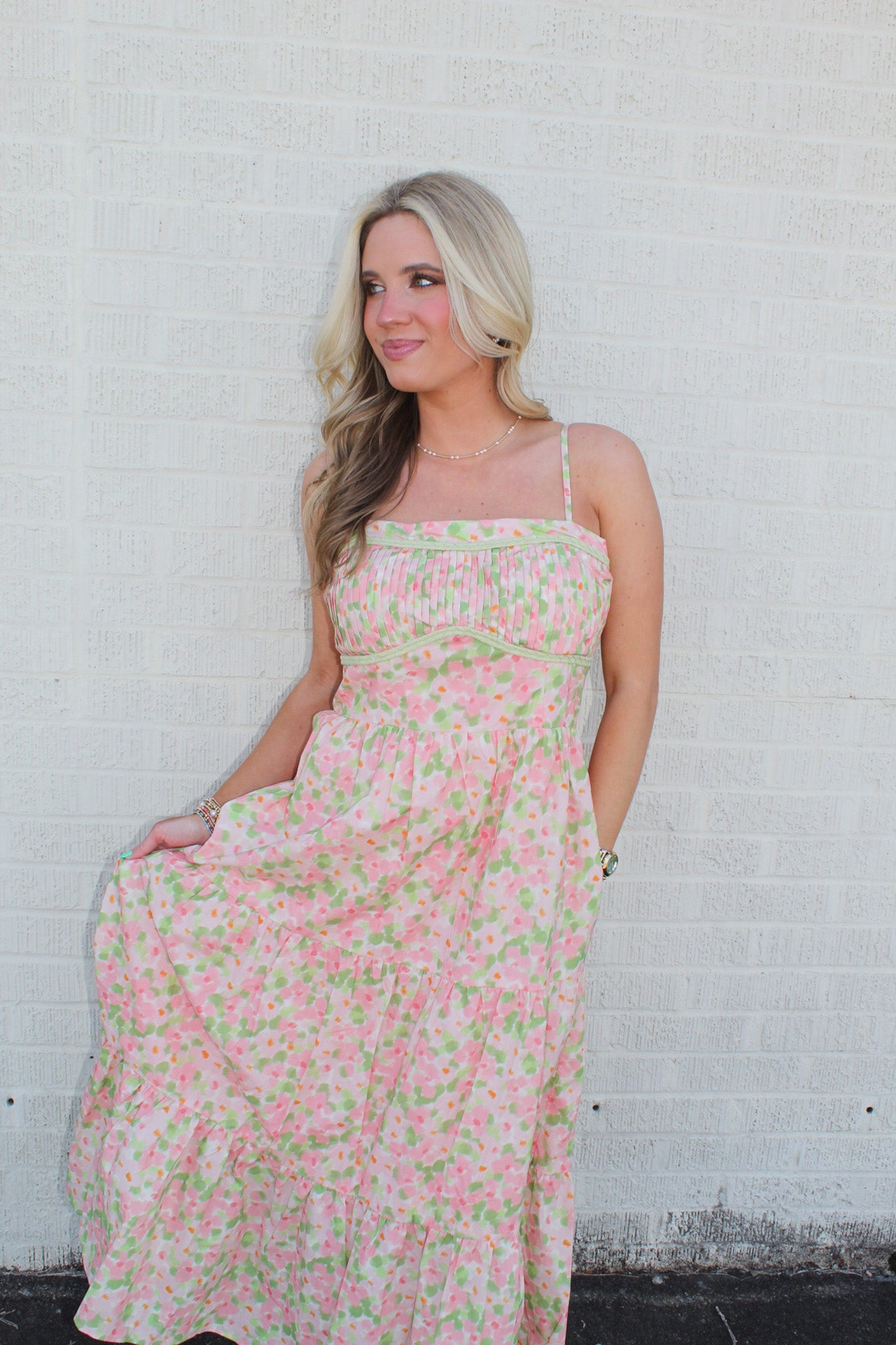 The Poppy Dress (Pink Multi)