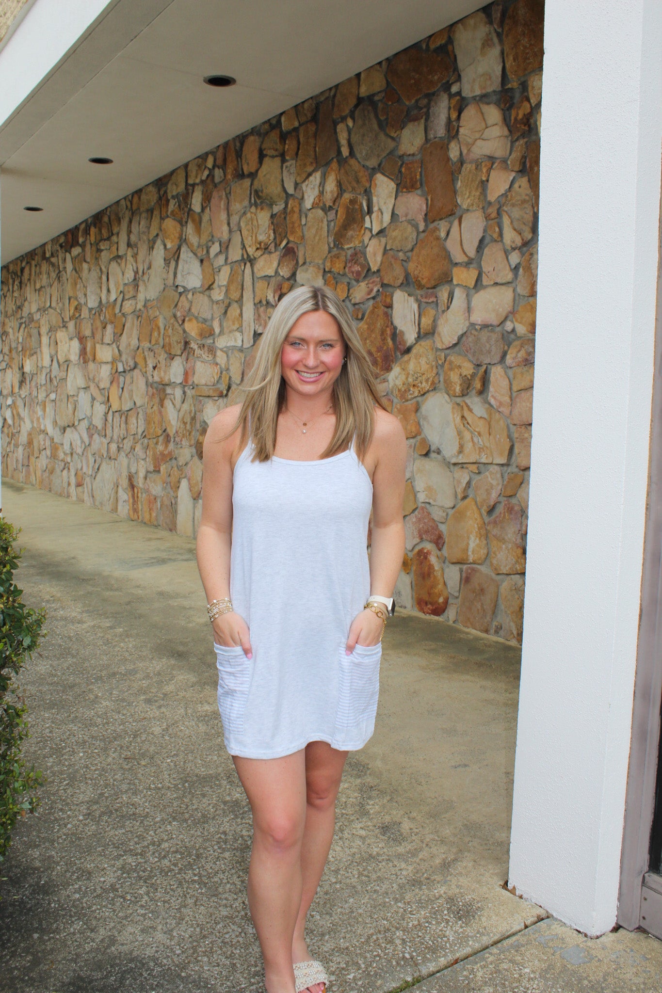 The Karah Dress (Heather Grey)
