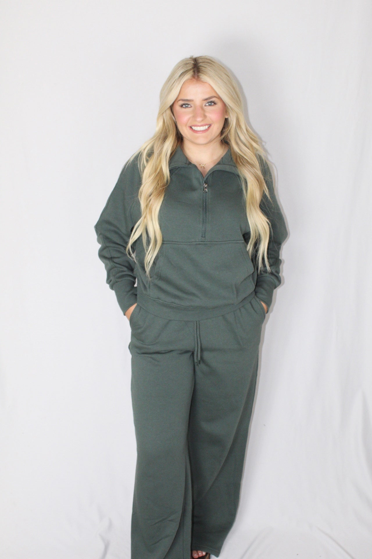 Ladies' Reflex Fleece Wide Leg Pant (Set)