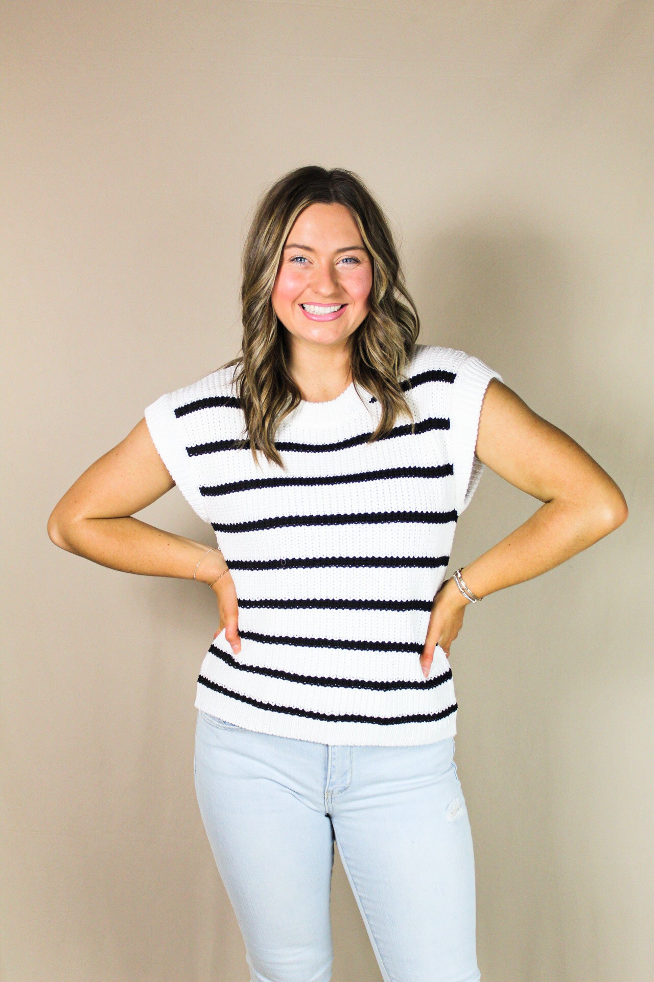 Natalia Sweater Vest Top