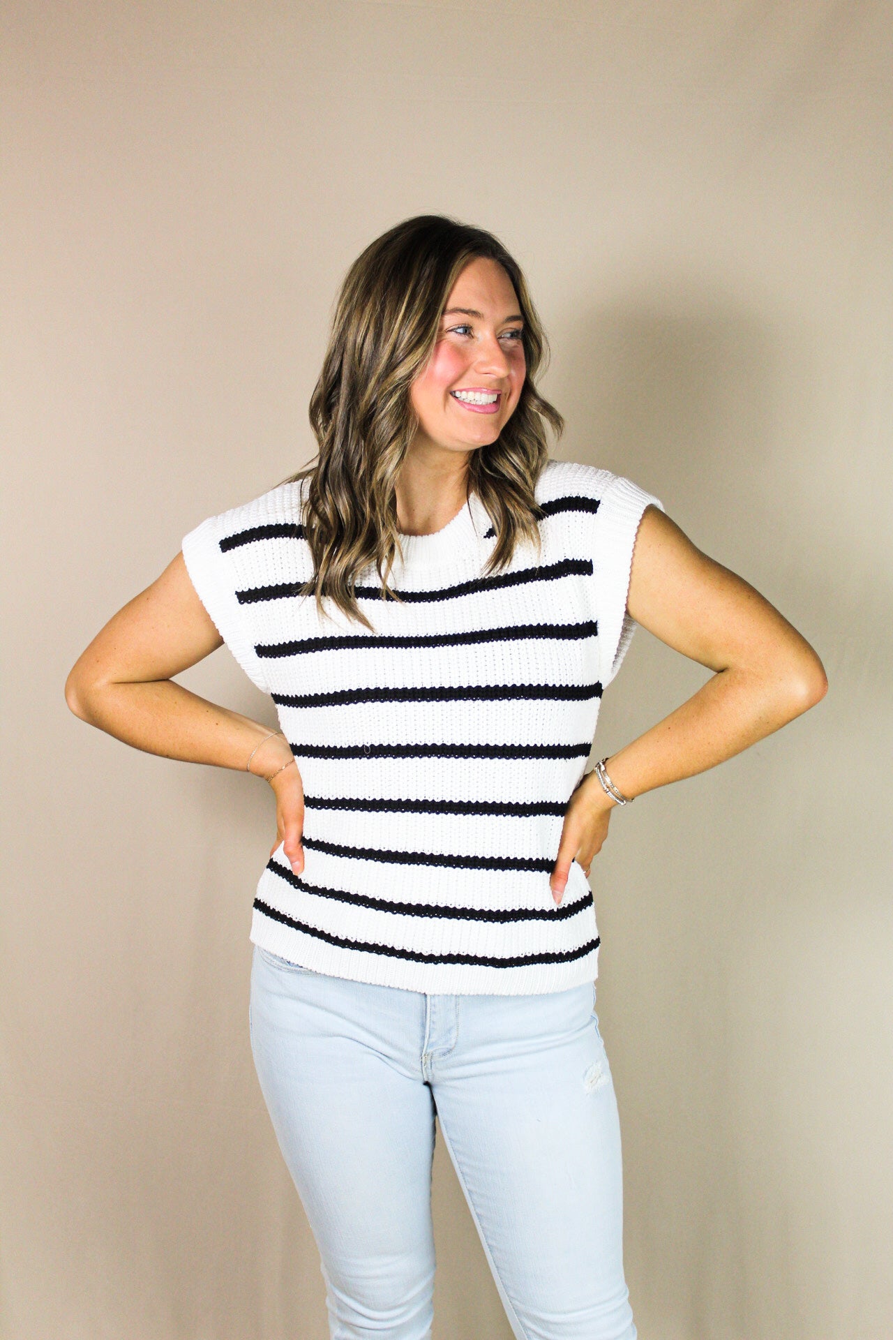 Natalia Sweater Vest Top