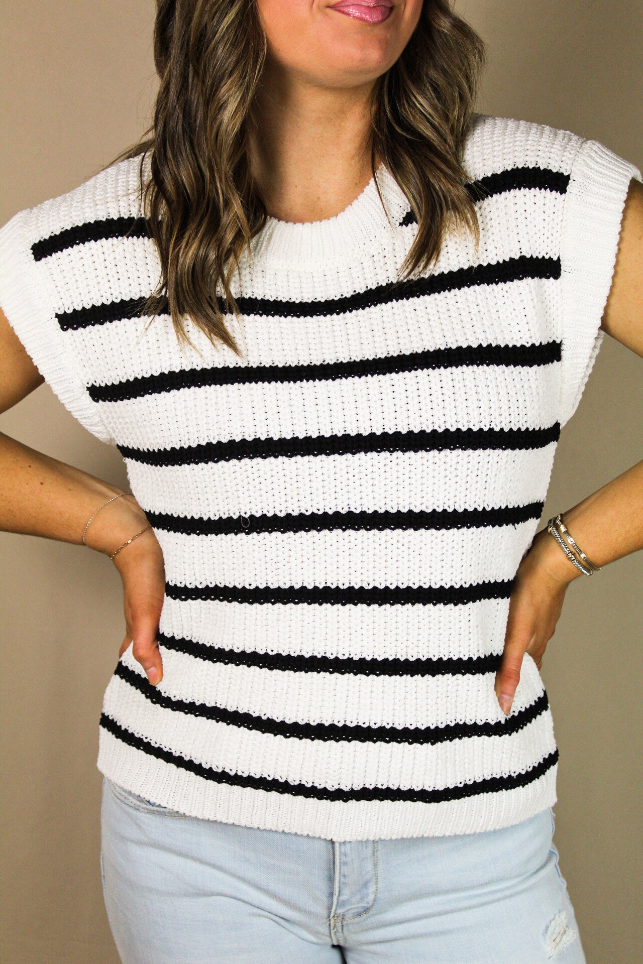 Natalia Sweater Vest Top