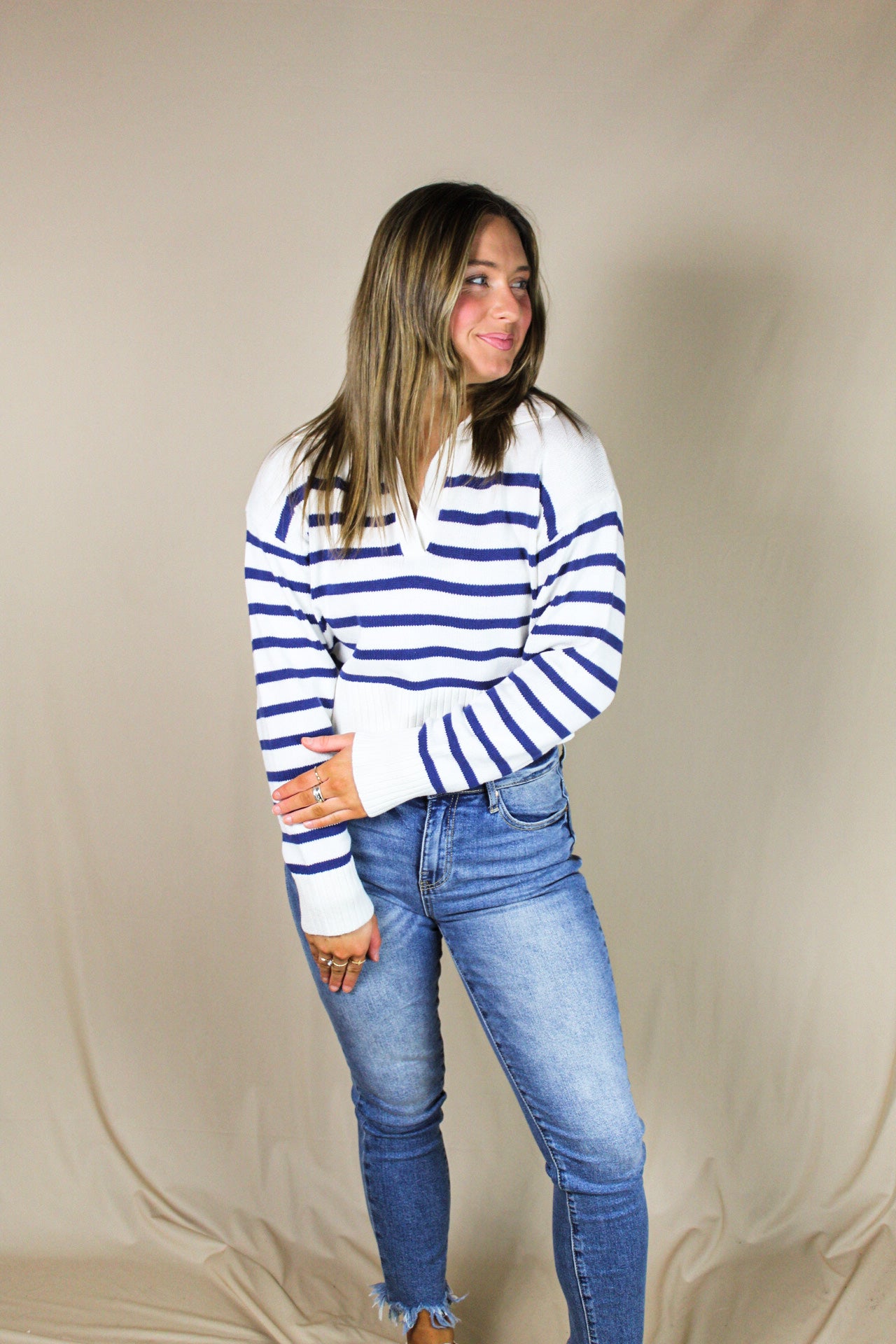 Amelia Stripped Sweater