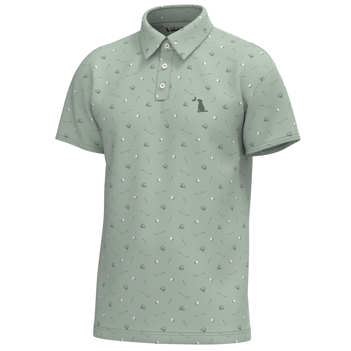 Men's Local Boy Dirty Myrtle Polo-Gimme Putt