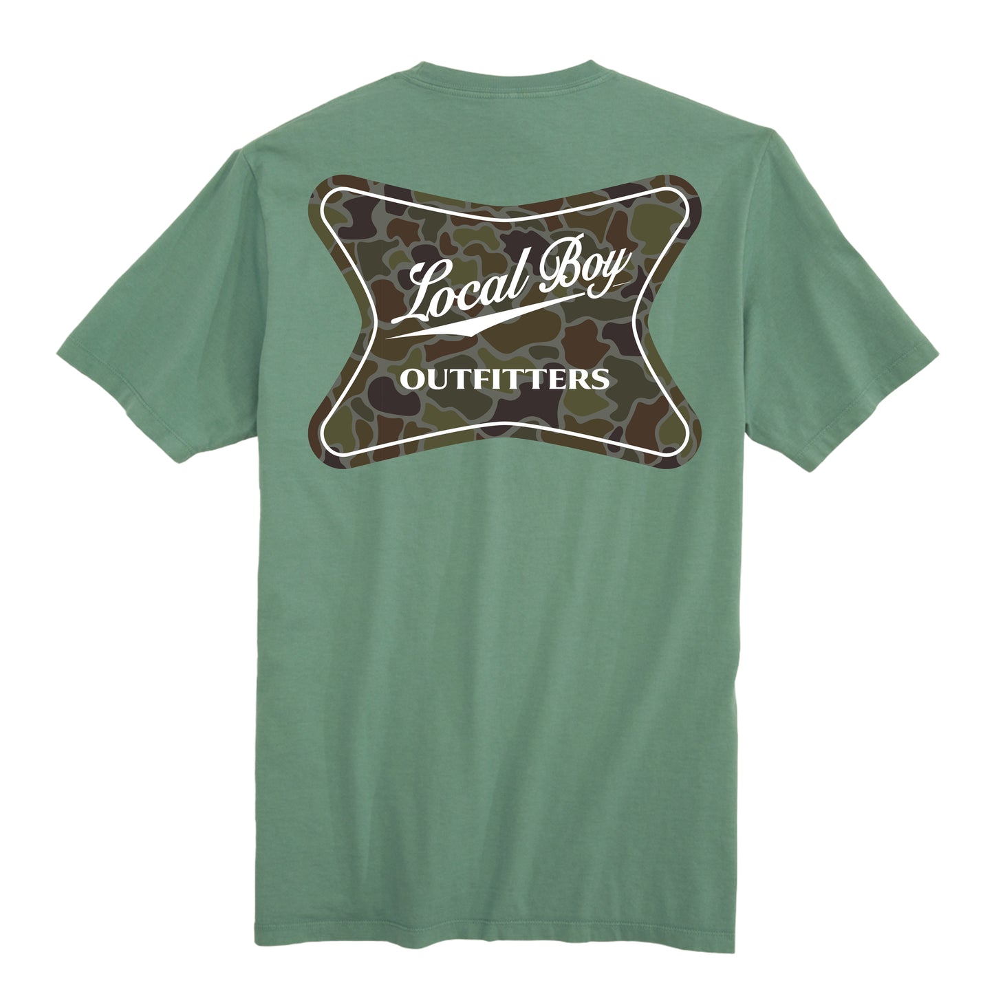 Men's Local Boy Outfitters High Badge OD T-Shirt (Light Green)