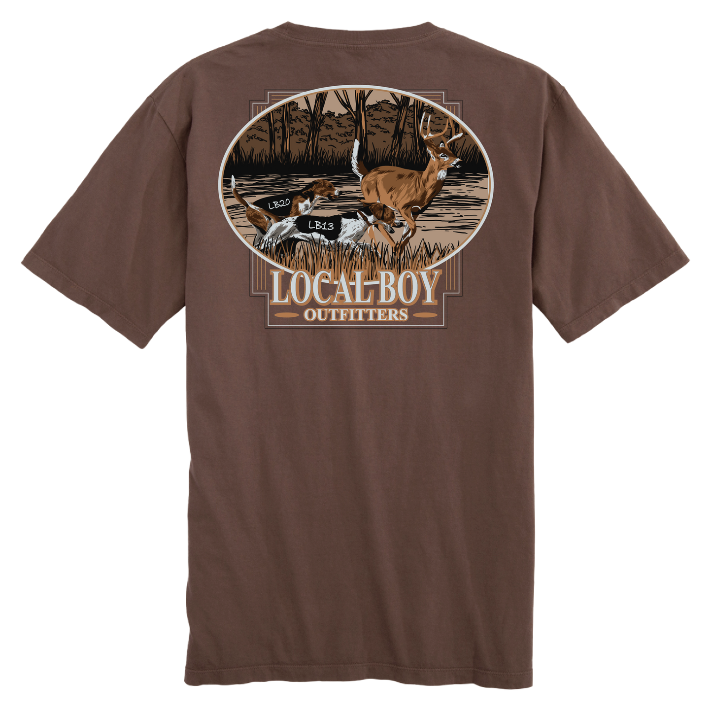 Men's Local Boy Outfitters Deer Drive SS (Espresso)