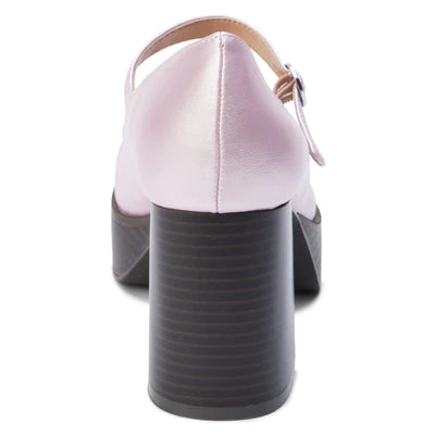 Matisse Matilda Platform Heel (Rose Metallic)