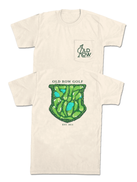 Men's Old Row Golf Course Pocket Tee (Ivory)