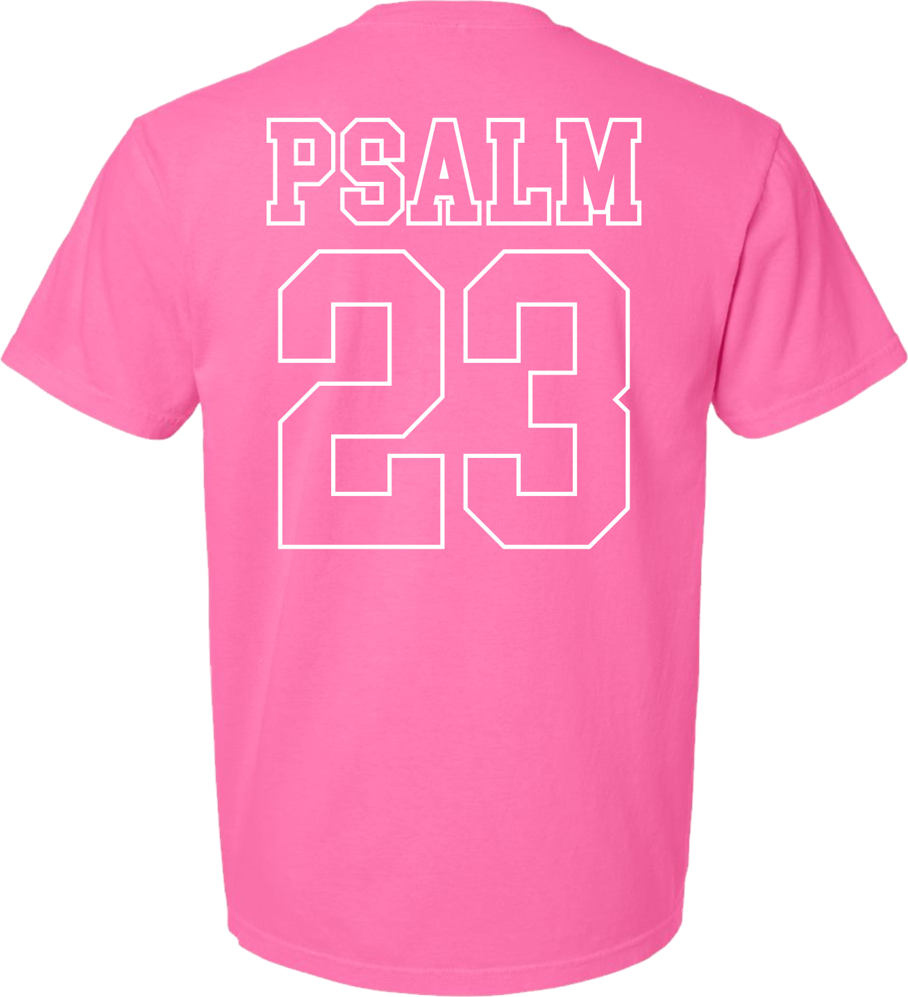 Juniors' PSALM 23 Comfort Color Puff Ink S/S Tee